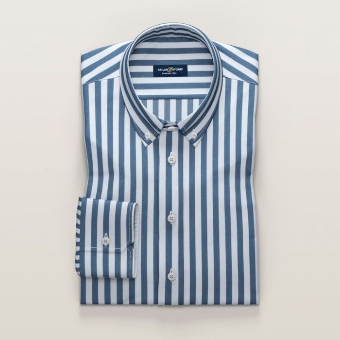 Women's striped dress shirt