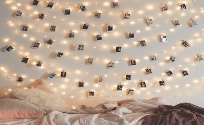 How to jazz up your dorm room with fairy lights for a cozy vibe