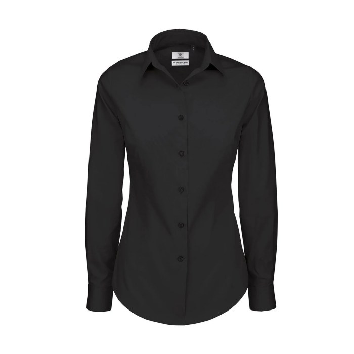 Womens Black Dress Shirt A Melancholic Ode to Elegance