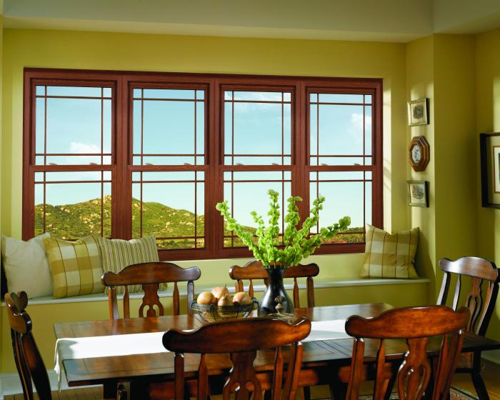 How to decorate small rectangular windows