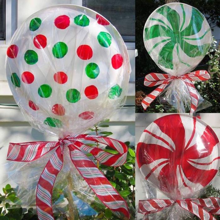 How to make a giant lollipop decoration