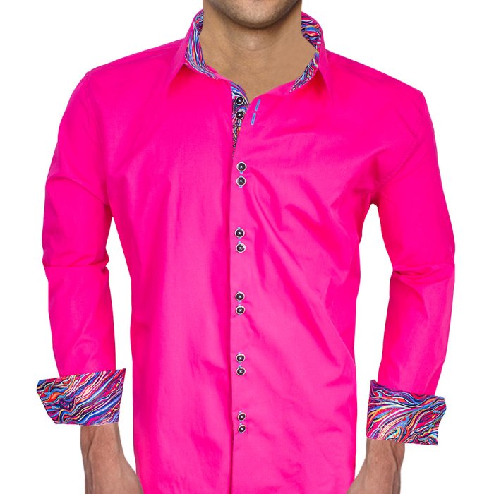 Pink Dress Shirts Mens Stylish Wardrobe Essentials for Men