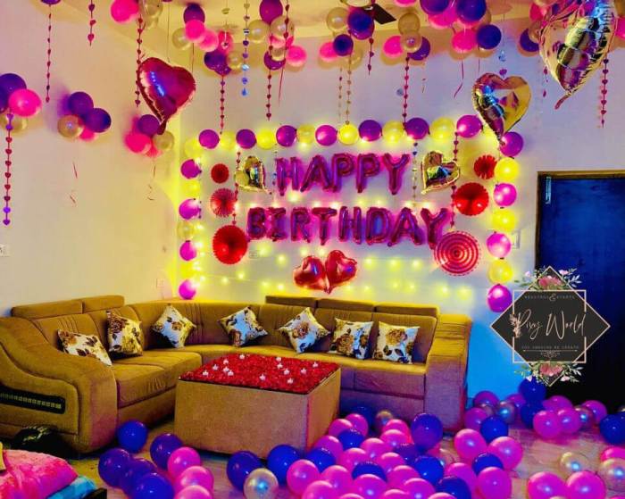 How to decorate room for birthday party