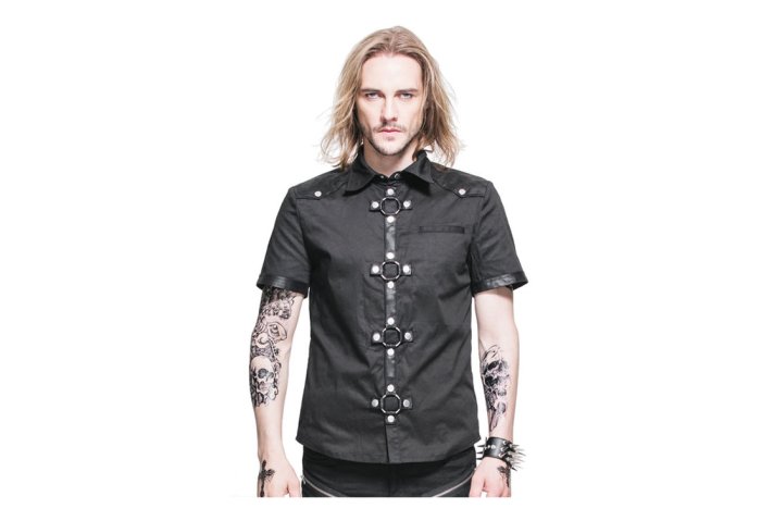 Gothic dress shirt mens