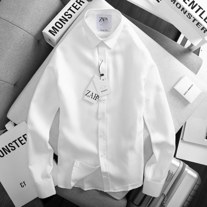 Zara White Dress Shirt Mens The Epitome of Elegance and Style