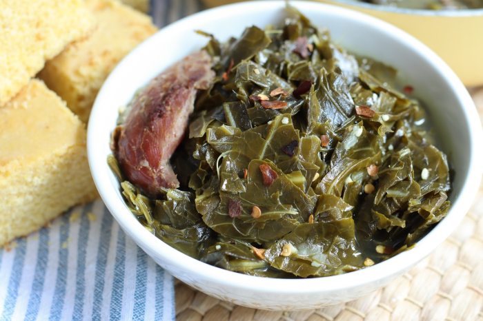 How to cook frozen collard greens southern style