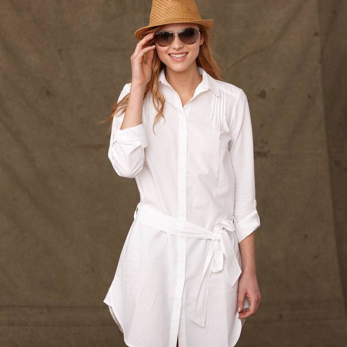 Shirt dress cotton women The Perfect Blend of Style and Comfort