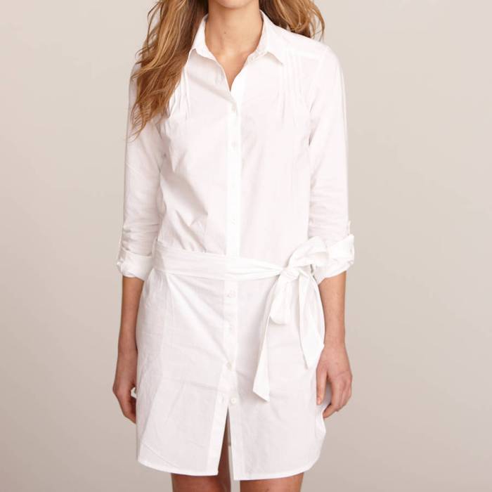 Shirt dress cotton women